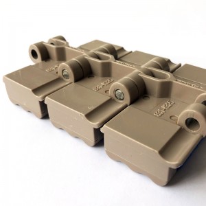 低背压滚珠链-LBP831单铰直行链滚珠链 节距38.1mm